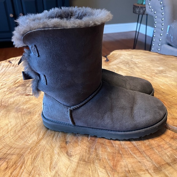 UGG Gray Suede Boots - Picture 2 of 7